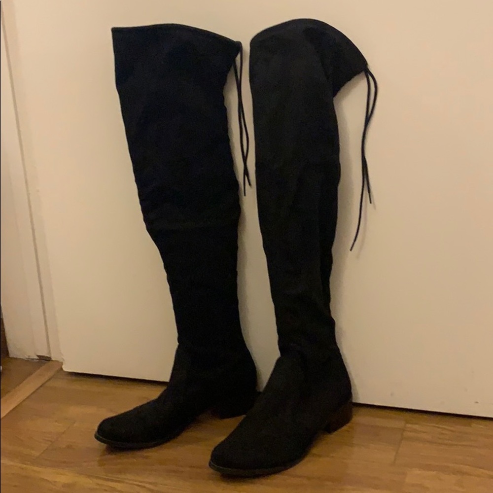 Charles David Gravity Over-the-Knee Suede Boots